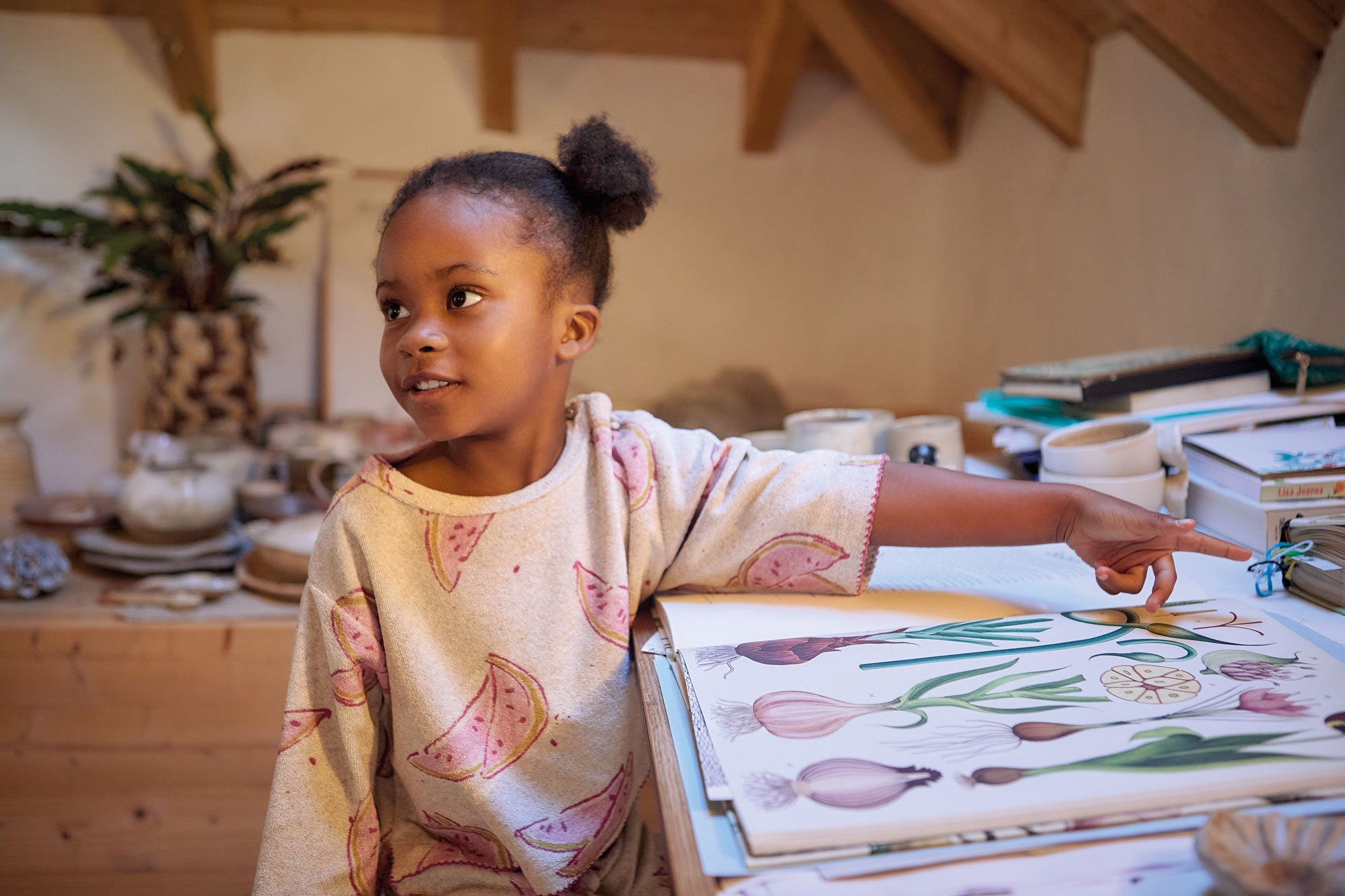 PRINTED PLUSH SWEATER MINT