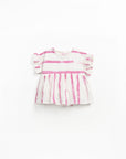 Tunic pink striped girls