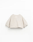 Jersey knitted cardigan