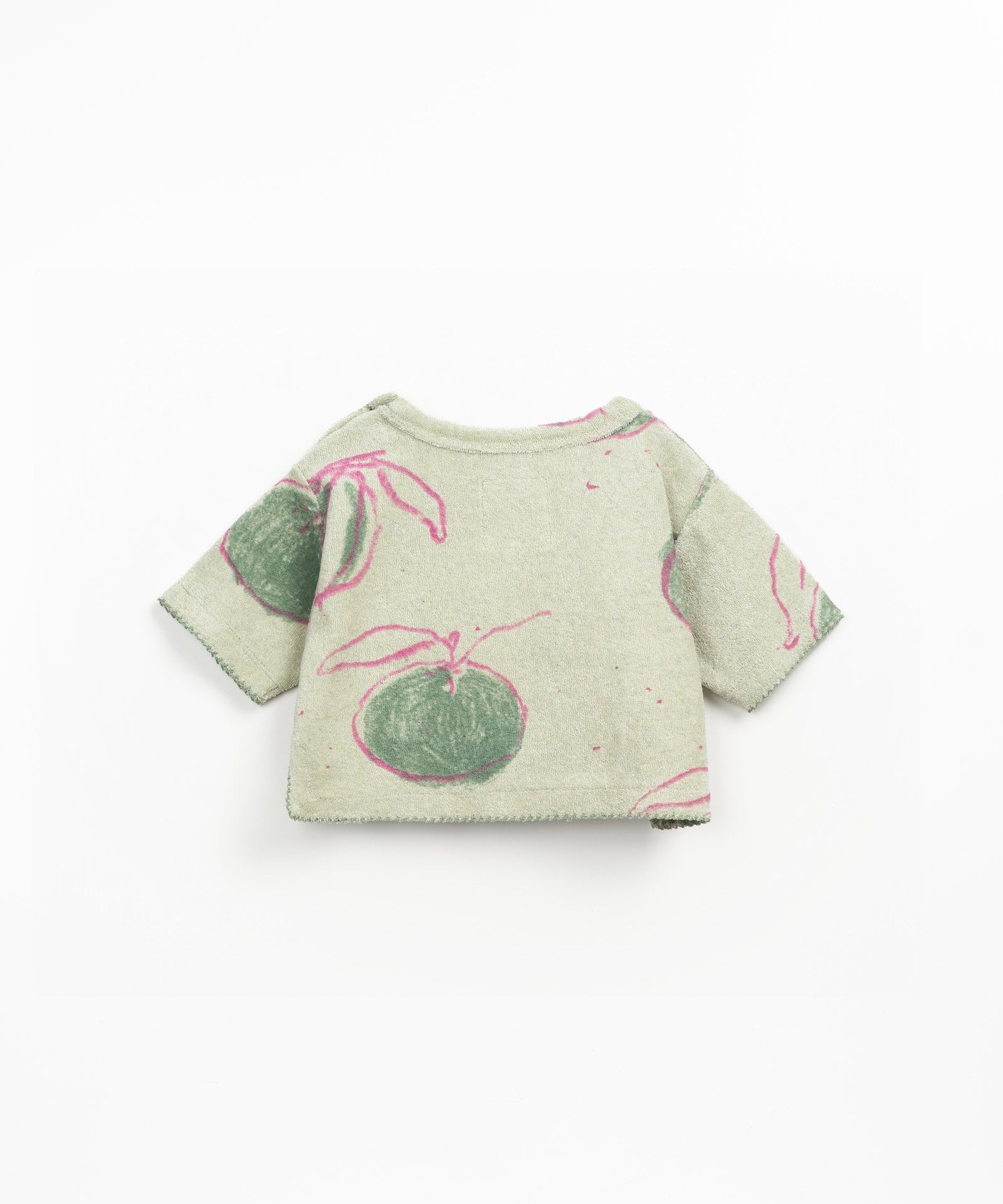 PRINTED PLUSH SWEATER MINT