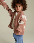 Moon Star Cardigan Russet