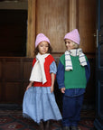 Igor scarf HVID - cream/blue