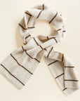 Igor scarf HVID - cream/mocha