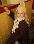 Igor scarf HVID - cream/mocha