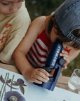 Microscoop blue