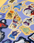 Enchanted poster & stickers