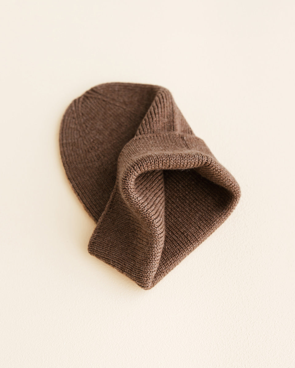 Beanie Newborn Fonzie - Mocha (0/6M)