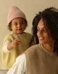 Beanie Fonzie HVID - powder (4-18m)