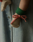 Booties HVID - Cream/grass