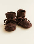 Booties HVID - Dark brown