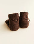 Booties HVID - Dark brown