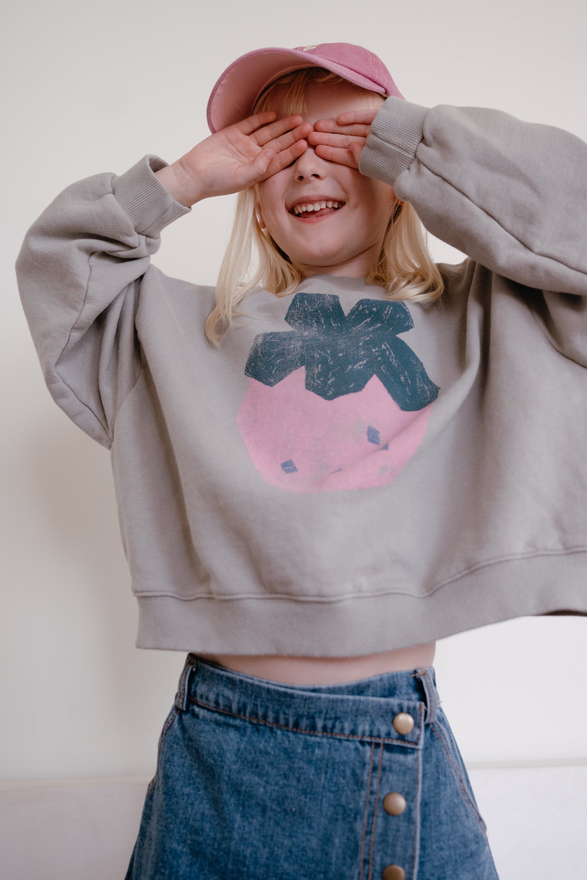 Strawberry Grey Sweater