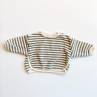 Piping sweater khaki