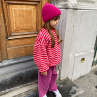 Teddy pink striped sweater