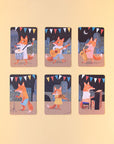 Card game animals big band