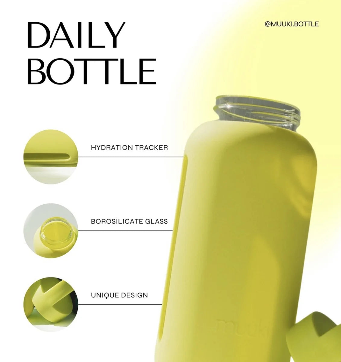 Muuki Bottle 720 ml Sunny lemonade