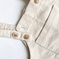 Rib dungarees