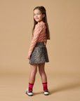 Simple skirt leopard
