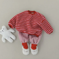 Teddy pink striped sweater