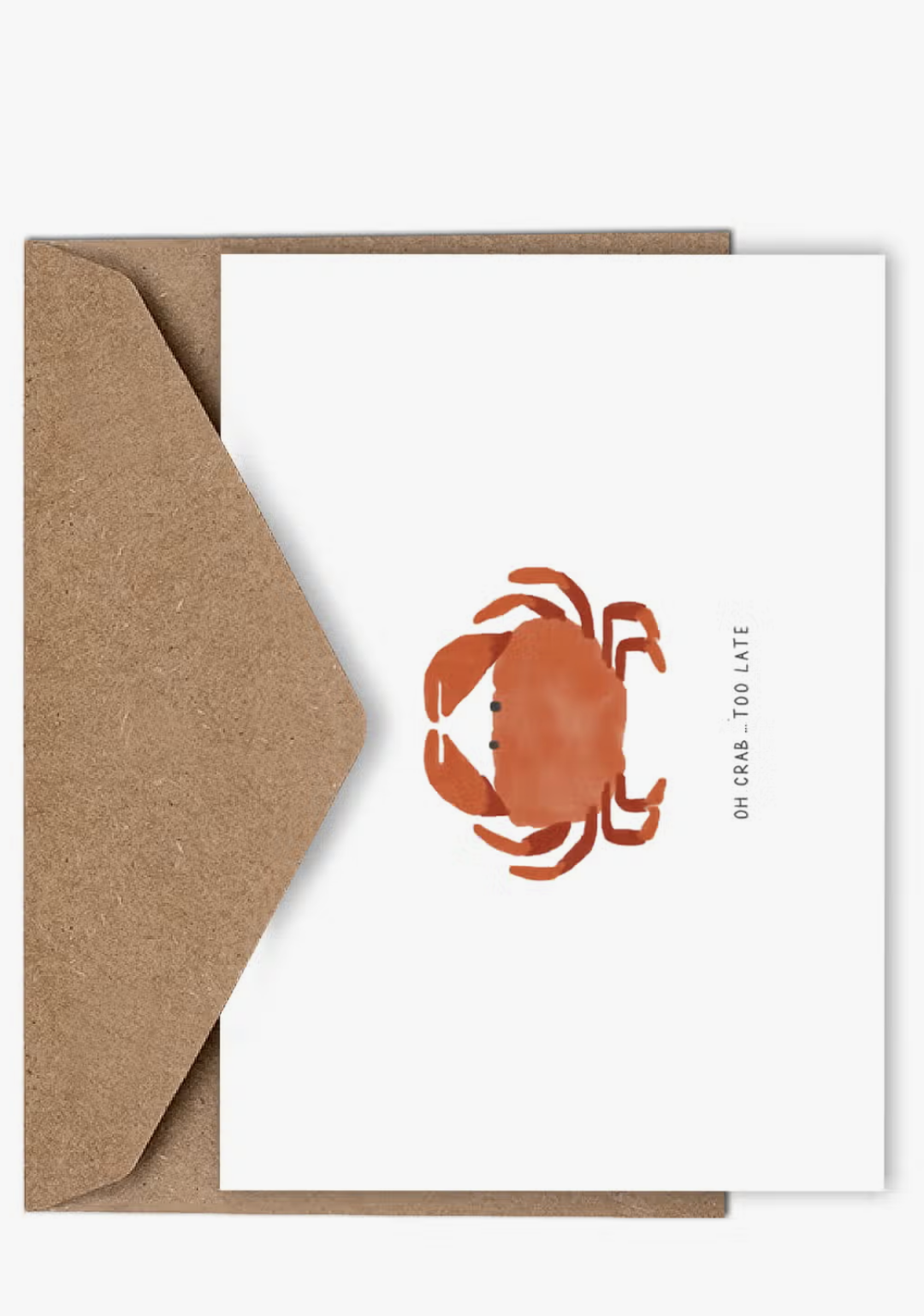 Wenskaart Oh Crab