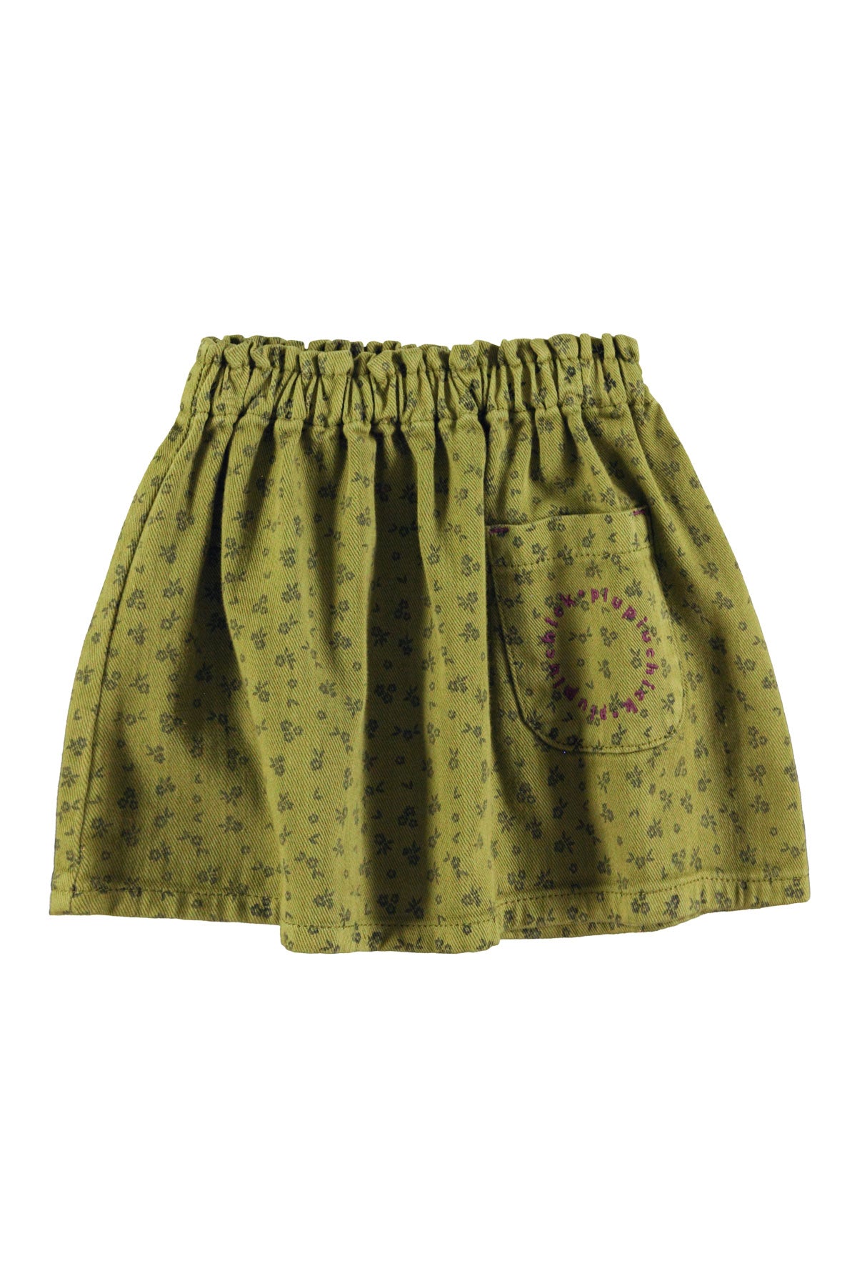 Khaki short skirt