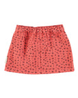 Raspberry short skirt