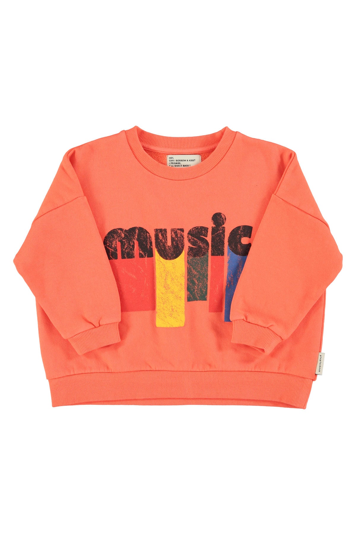 Orange music sweater