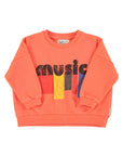 Orange music sweater