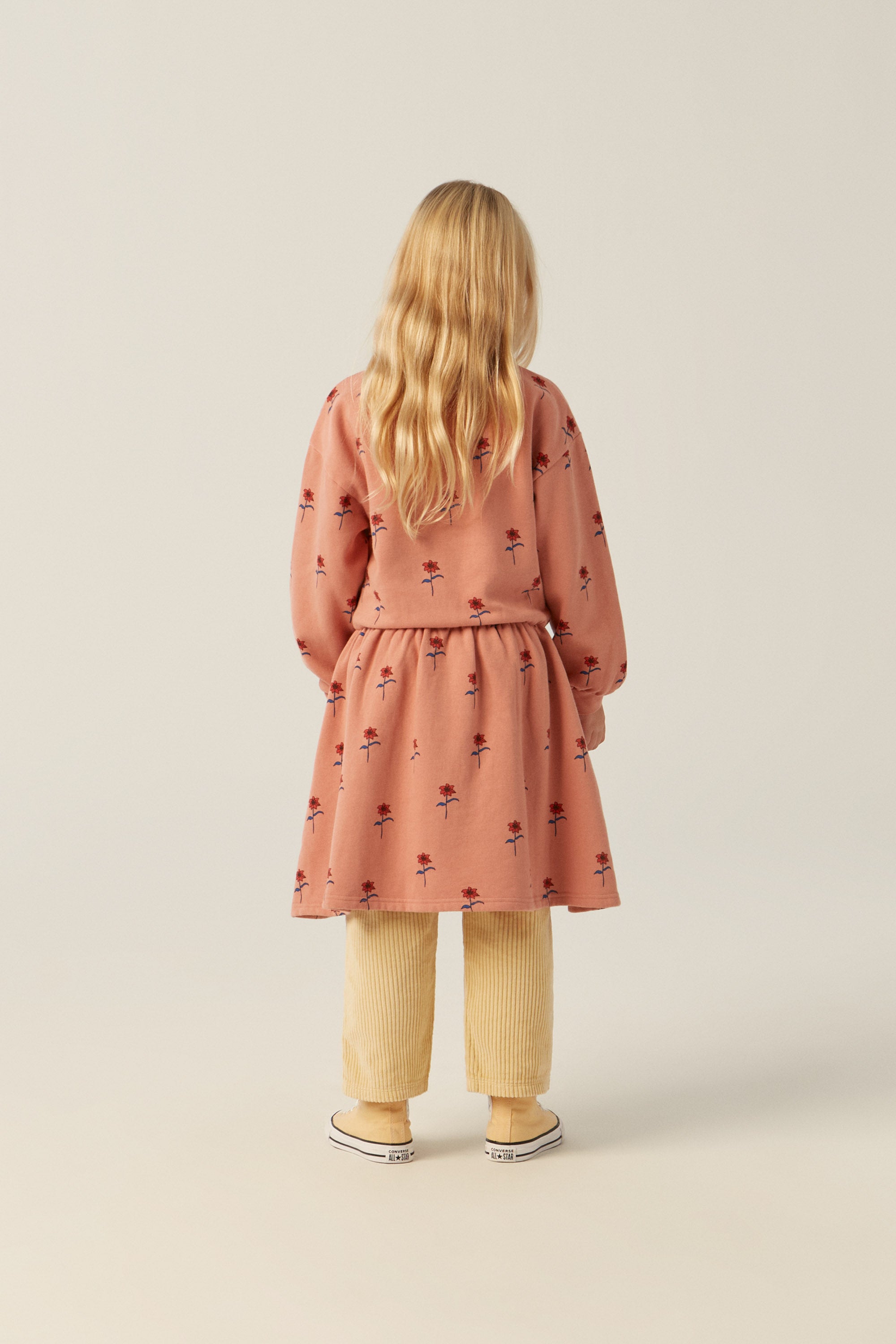 Flower pink dress