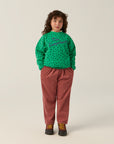 Green dots sweater