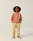 Flower pink sweater
