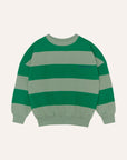Green stripes sweater