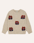 Flower knit jumper