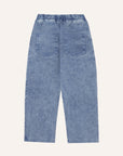 Patch denim trousers