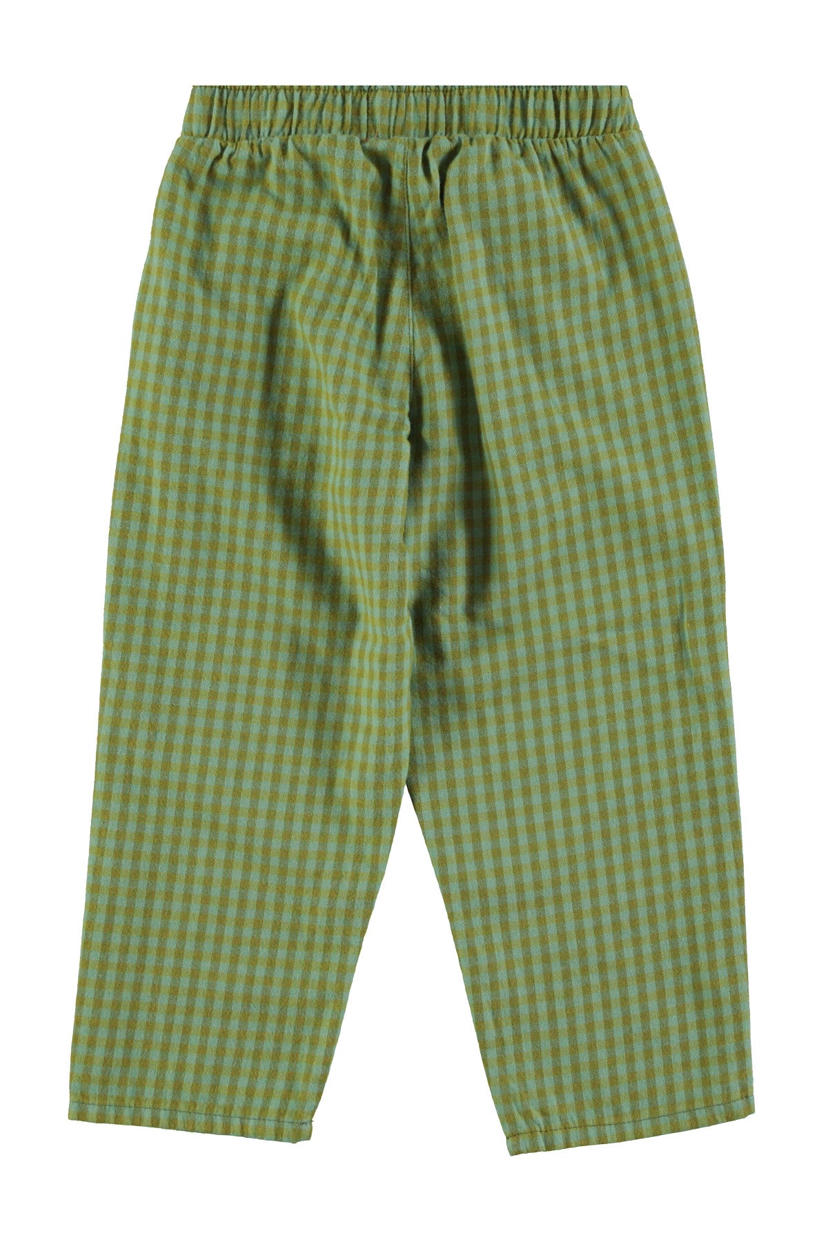 Green checkered trousers kids