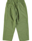 Green checkered trousers kids