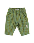 Green checkered trousers baby