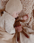Bunny knit toy sienna