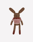Bunny knit toy sienna