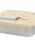 Stainless steel lunchbox teckle