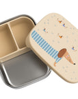 Stainless steel lunchbox teckle