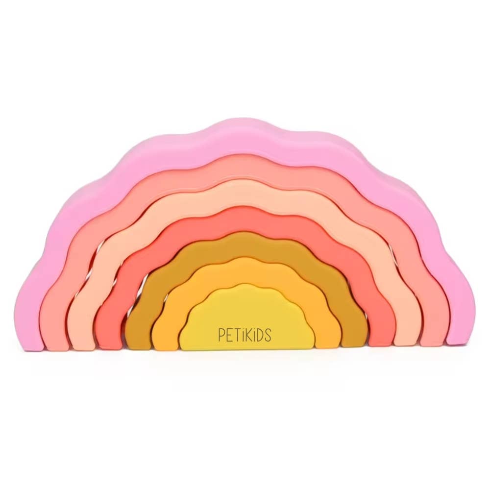 Stackable rainbow: Pink