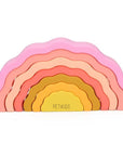 Stackable rainbow: Pink