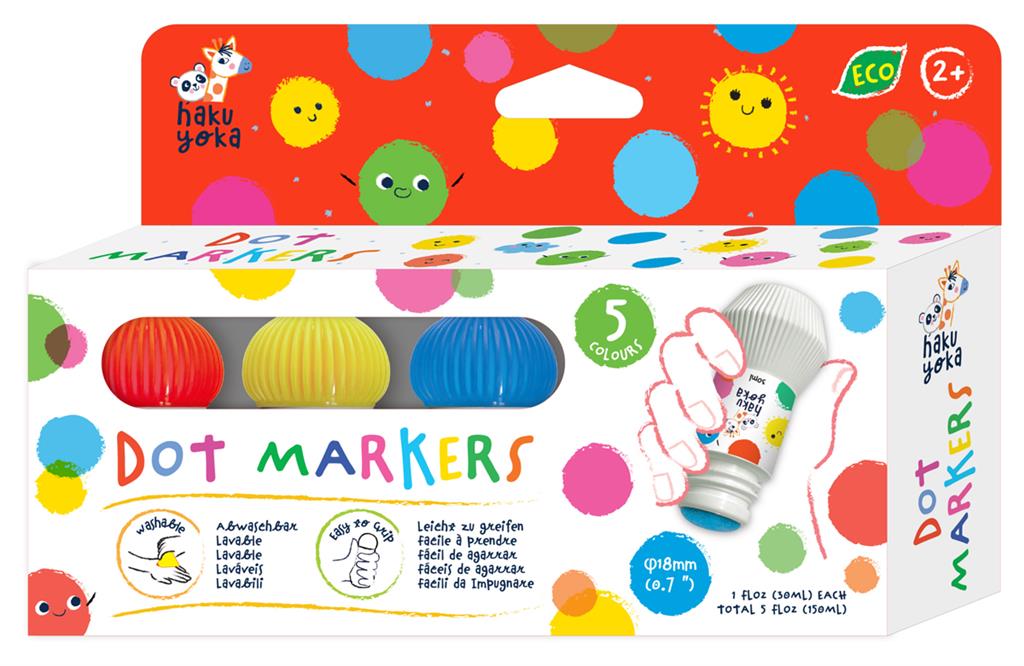 Dotmarkers Primaire kleuren