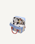 Rugzak stripes cold blue + twiggy beige
