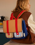Boekentas jane beige/ned blue