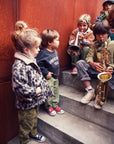 Green checkered trousers kids