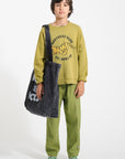 Green checkered trousers kids