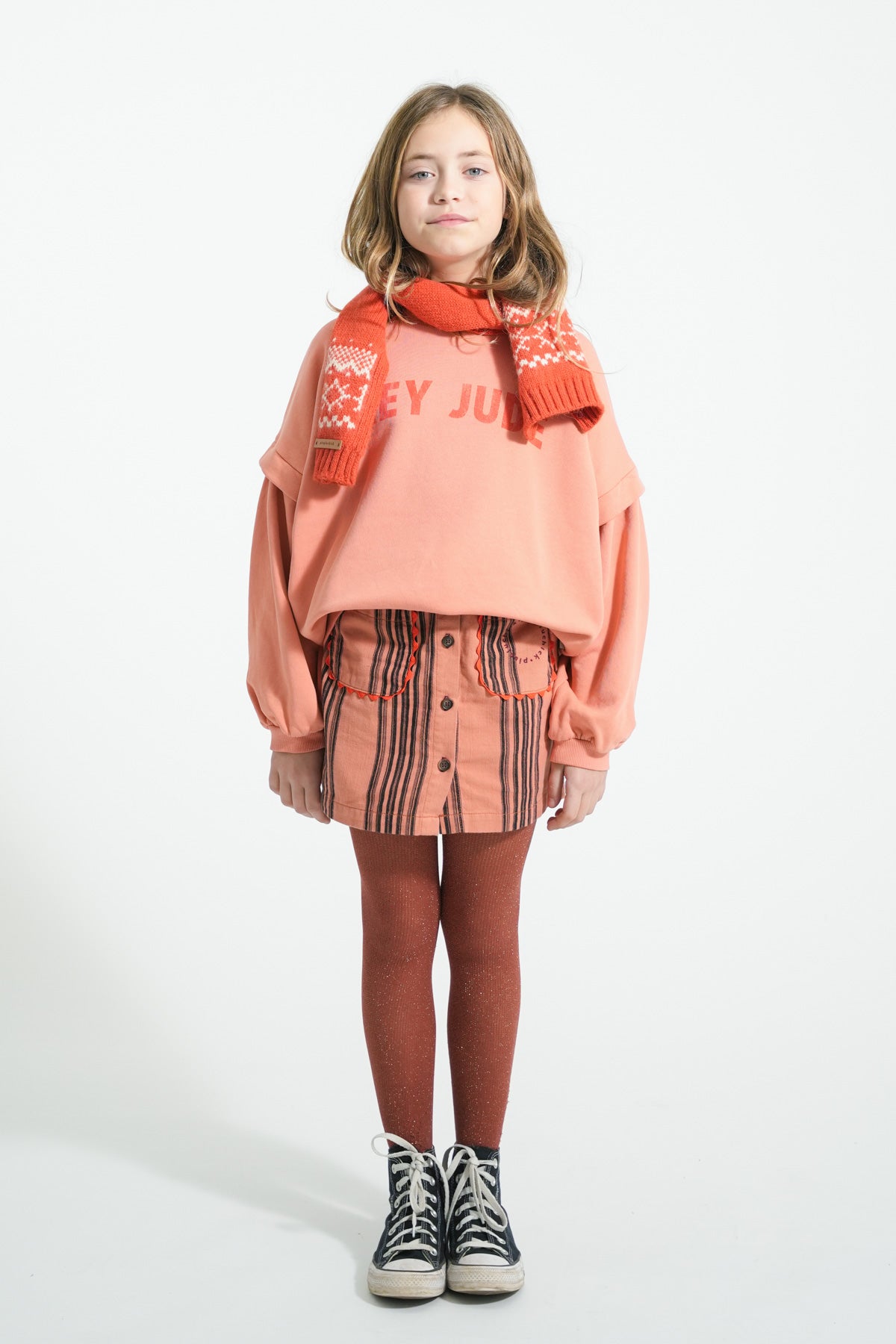 Hey Jude pink sweater
