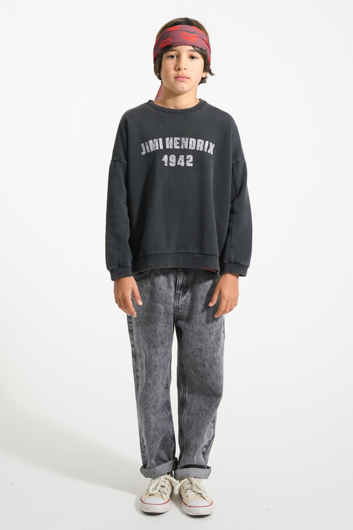 Jimi Hendrix sweater faded black